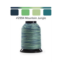 Finesse Quilting Thread - Variegated 1500yds/1371m Polyester 50wt/3ply