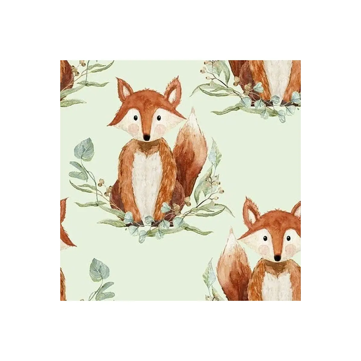 Forest Friends Foxes - 18680-GREEN