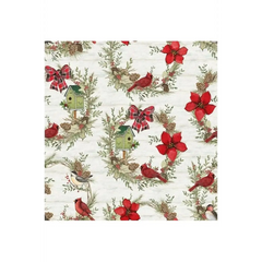 SC-Christmas Cardinal Wreath - 77508