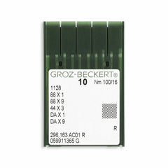 Groz-Beckert Regular Point Industrial Machine Needles - 1128, DAx1, 88x1, - 10/Pack