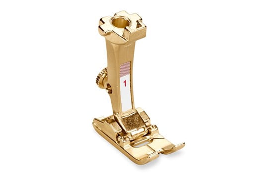 BERNINA #1 Gold-Plated Foot