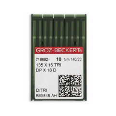 Groz-Beckert Industrial Machine Needle, Leather - System: 135x16 TRI, DPx16D