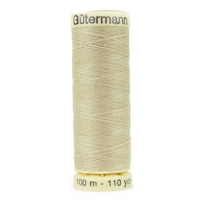 Gutermann Sew-All Thread 110yds - Ecru - 500 - Thread