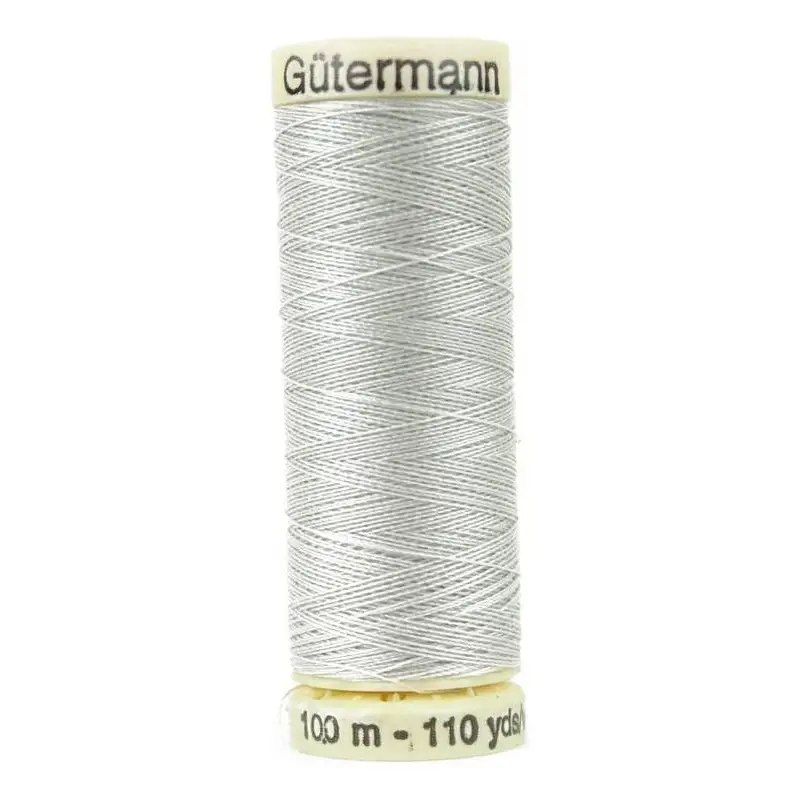 Gutermann Sew-All Thread 110yds - Silver - 100 - Thread