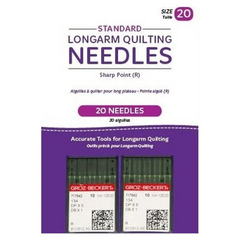 Handi Quilter Standard Longarm Needles – Two Packages of 10 20/125-R Sharp