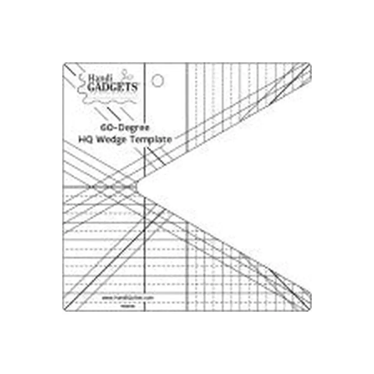 60-Degree Wedge Template