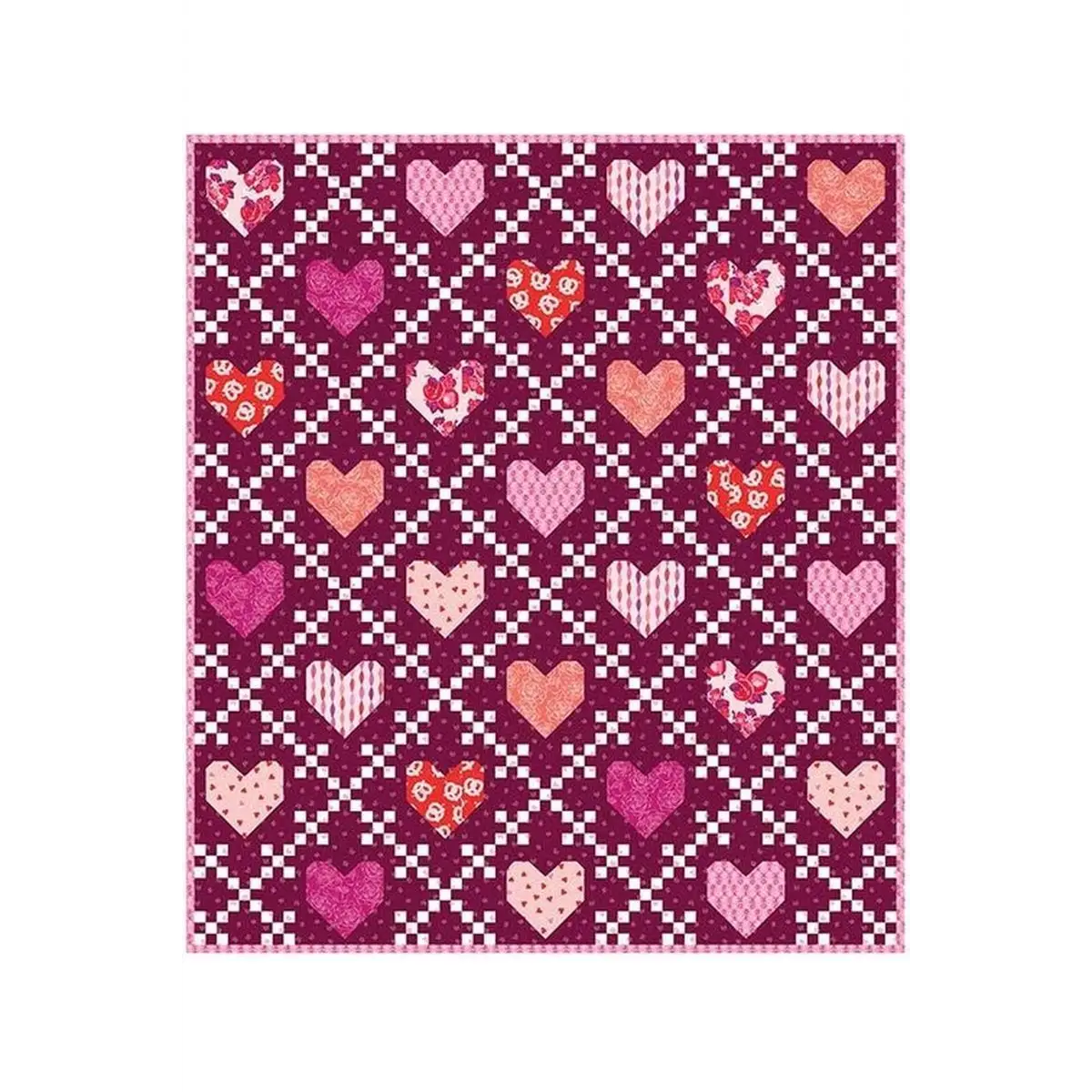 Heirloom Hearts Quilt Pattern - PTNF26