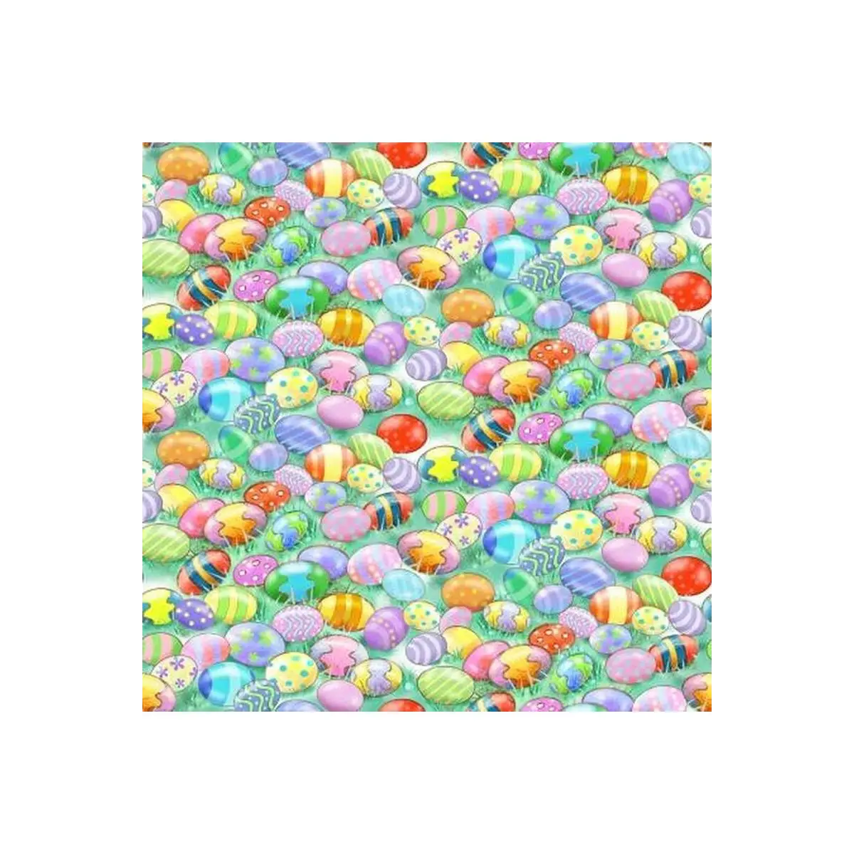 Bunny Tails Green Easter Egg