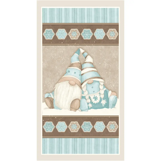 I Love Sn'Gnomies Panel FLANNEL