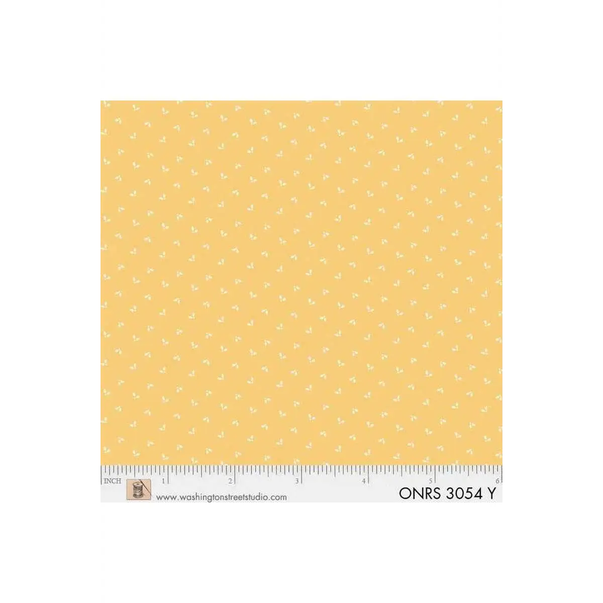 Fabric, One Room School House - Yellow