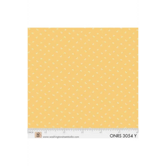 Fabric, One Room School House - Yellow