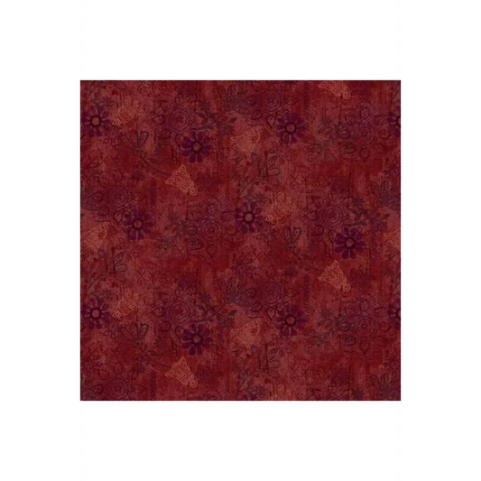 Red Mixed Media Solid
