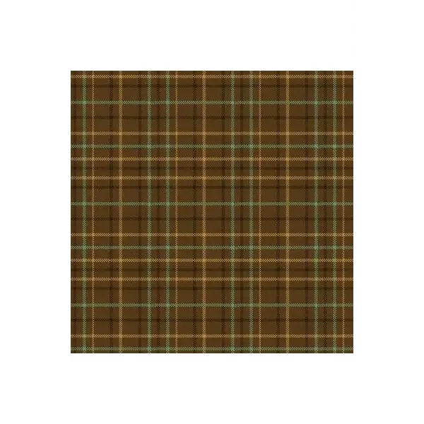 Fabric, Henry Glass & Co., Helping Hands Yarn Dyes, Brown - 6884Y-33