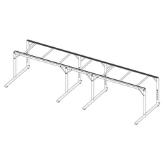 HQ Loft Frame 2’ Extension - Extension Tables
