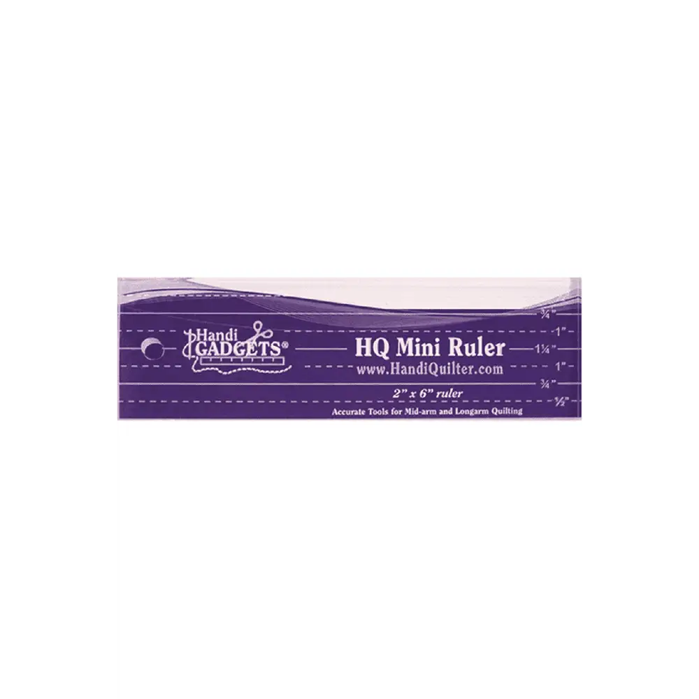 HQ Mini Ruler 2" x 6"