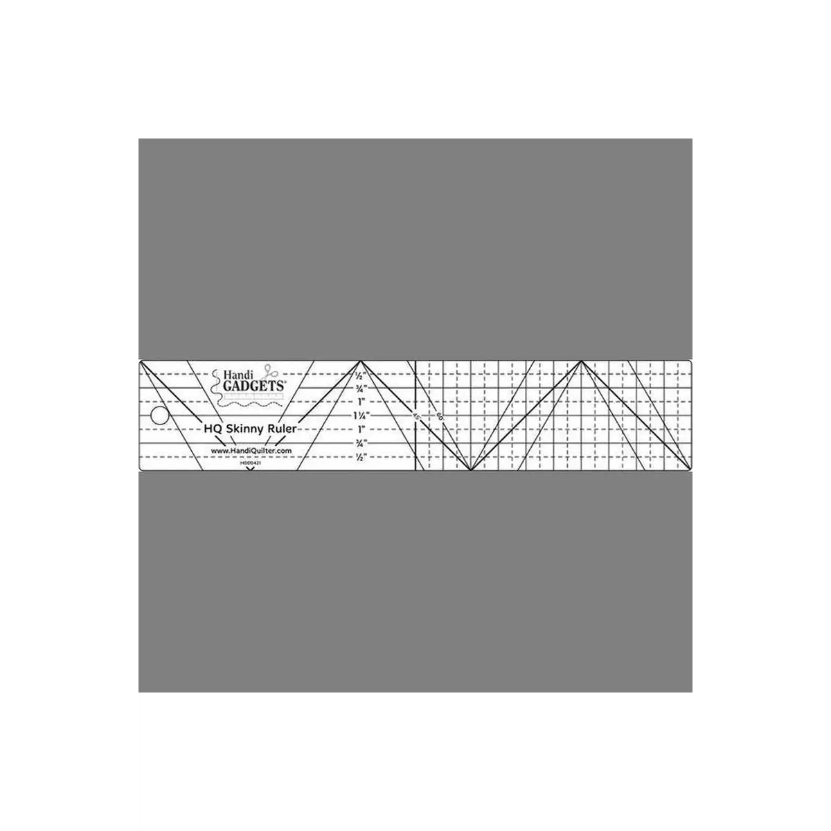 HQ Skinny Ruler 2" x 10"
