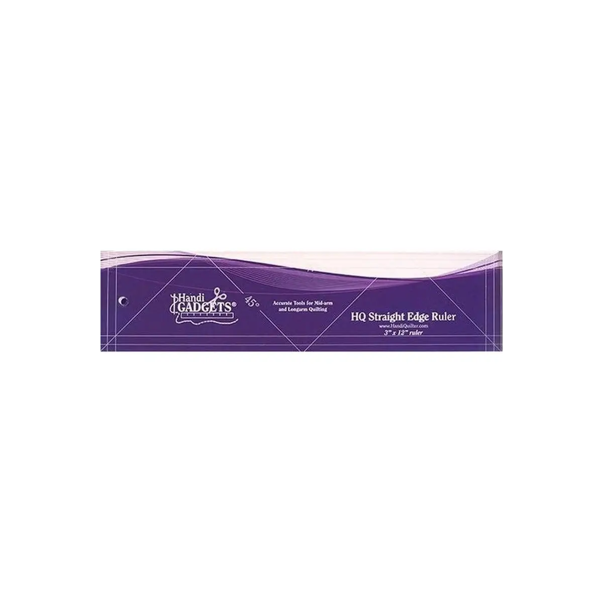 HQ Straight Edge Ruler 3" x 12"