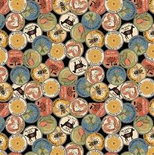 Clothworks - Homesteading (Sold By 1/2 Meter)