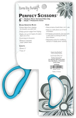 Perfect Scissors Blue 6in Medium Micro-Serrated Non-slip Blade