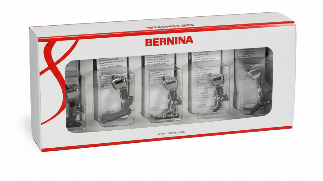 D-Presser foot set: set of 5 (#8D/10D/20D/34D/ 97D)