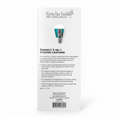 Karen Kay Buckley Perfect 2-in-1 Scissor Lanyard packaging on a white background