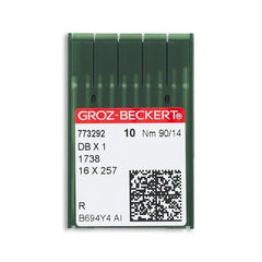 Groz-Beckert Regular Point Industrial Needles, DBx1, 1738 (10pk)