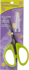 Perfect Scissors Green 4-3/16in Small Micro-Serrated Non-Slip Blade