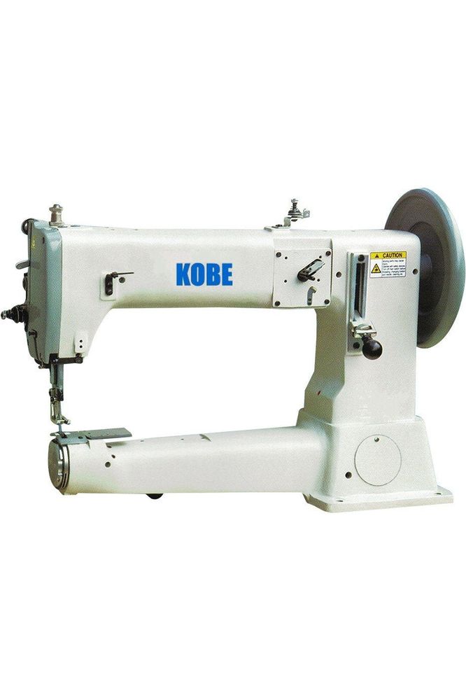 Kobe TSC-441 Semi-long Cylinder-bed, 1-needle, Lockstitch Machine w/Large Shuttle-hook for Extra Heavy-weight Materials