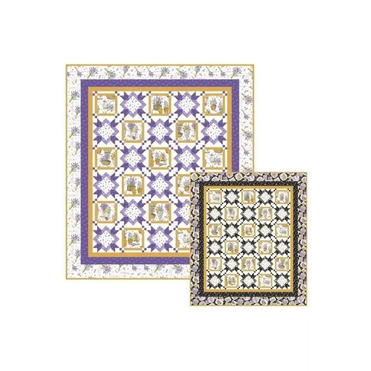 Lavender Frames by Bound to Be Quilting