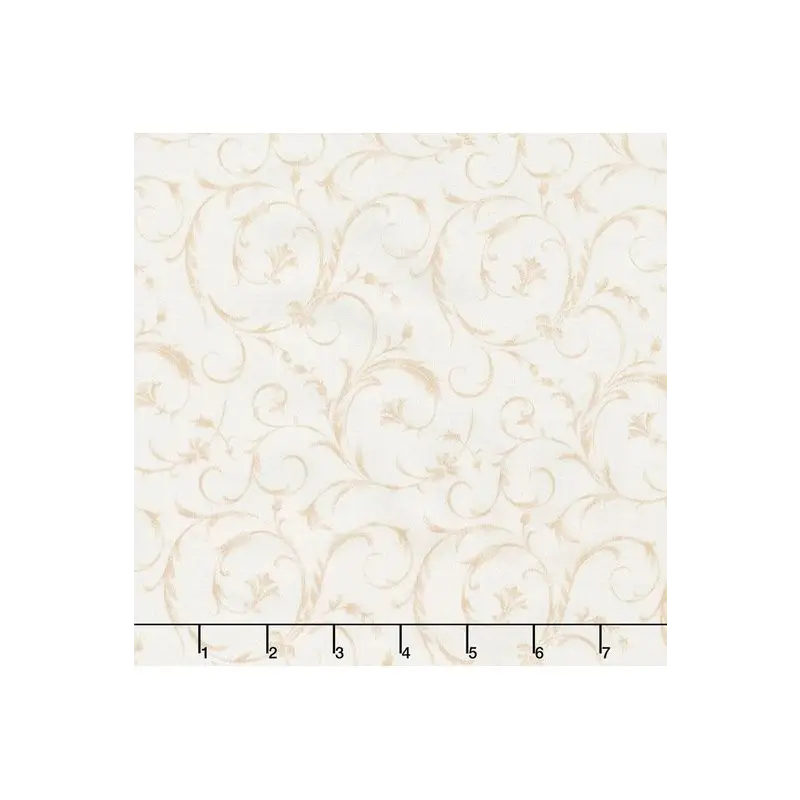 Fabric, Maywood Studio Fabrics, Beautiful Backing Elegant Scroll - MASQB100