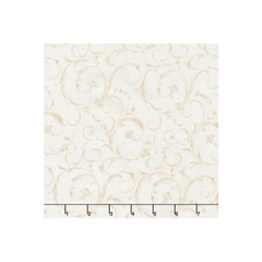 Fabric, Maywood Studio Fabrics, Beautiful Backing Elegant Scroll - MASQB100