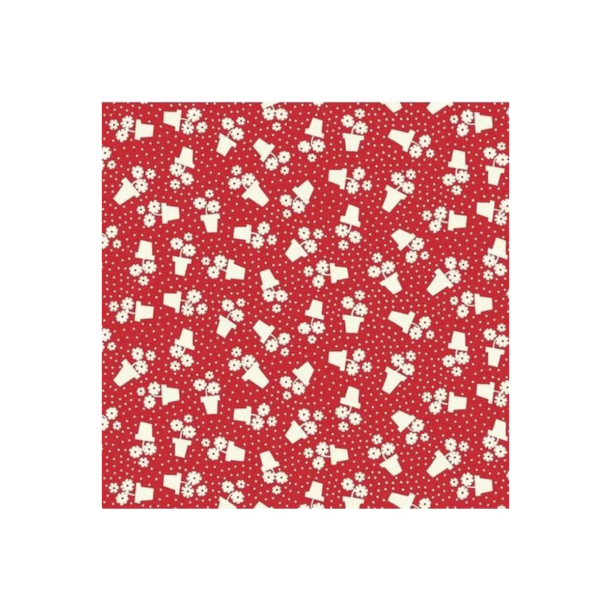 Playtime Flower & Pots Red