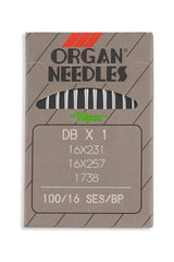 Organ Brand Industrial Machine Needles - System: 16x231, DBx1