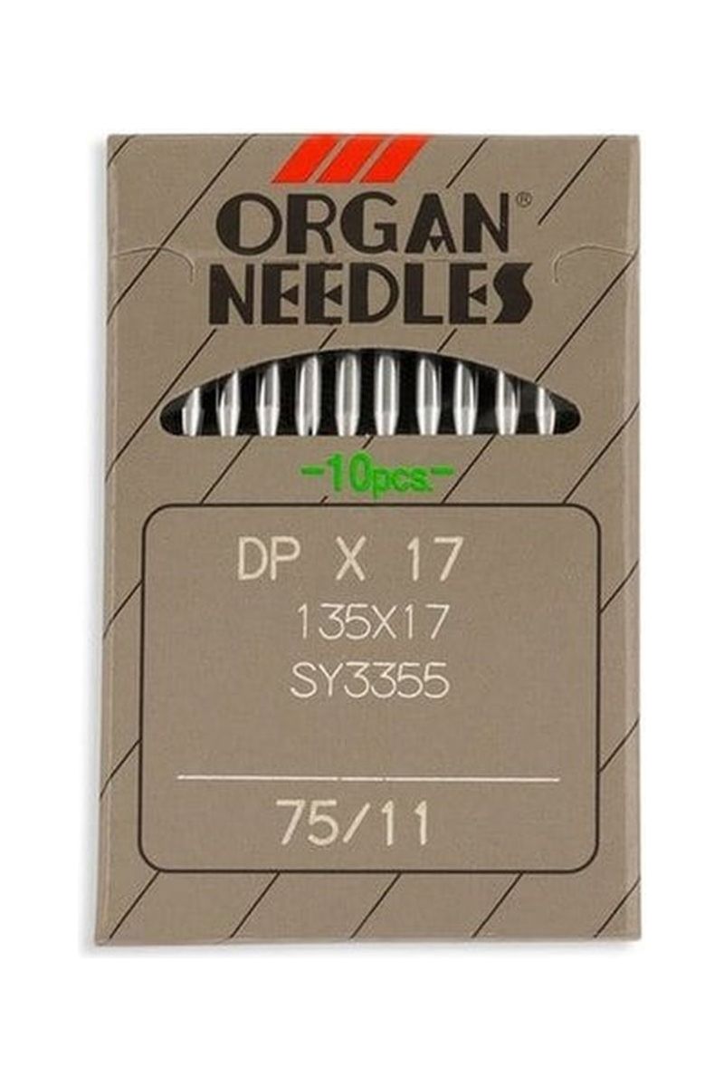 Organ Brand Industrial Machine Needles - System: 135x17, DPx17 - 10/Pack