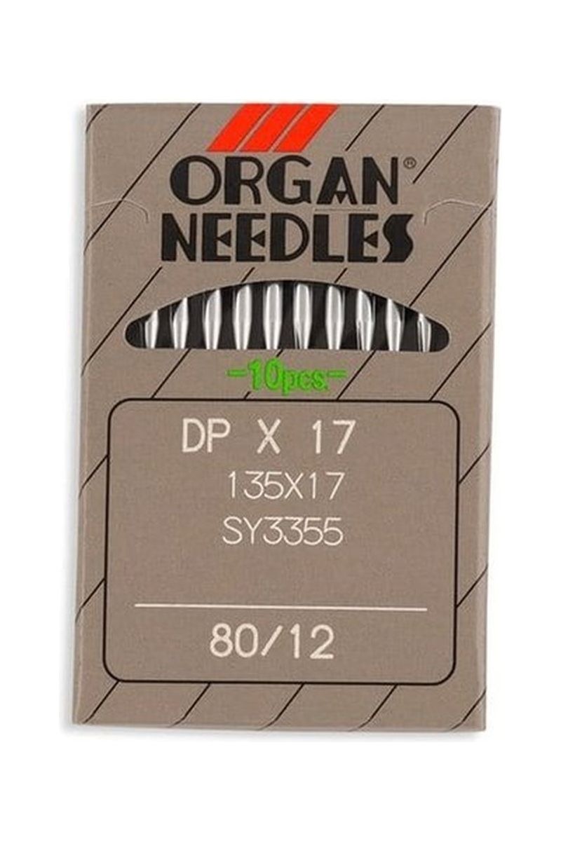 Organ Brand Industrial Machine Needles - System: 135x17, DPx17 - 10/Pack