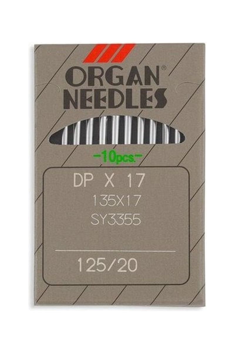 Organ Brand Industrial Machine Needles - System: 135x17, DPx17 - 10/Pack