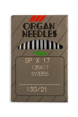 Organ Brand Industrial Machine Needles - System: 135x17, DPx17 - 10/Pack
