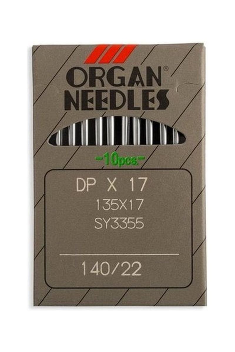 Organ Brand Industrial Machine Needles - System: 135x17, DPx17 - 10/Pack