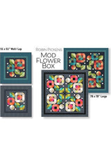 Mod Flower Box Quilt Pattern