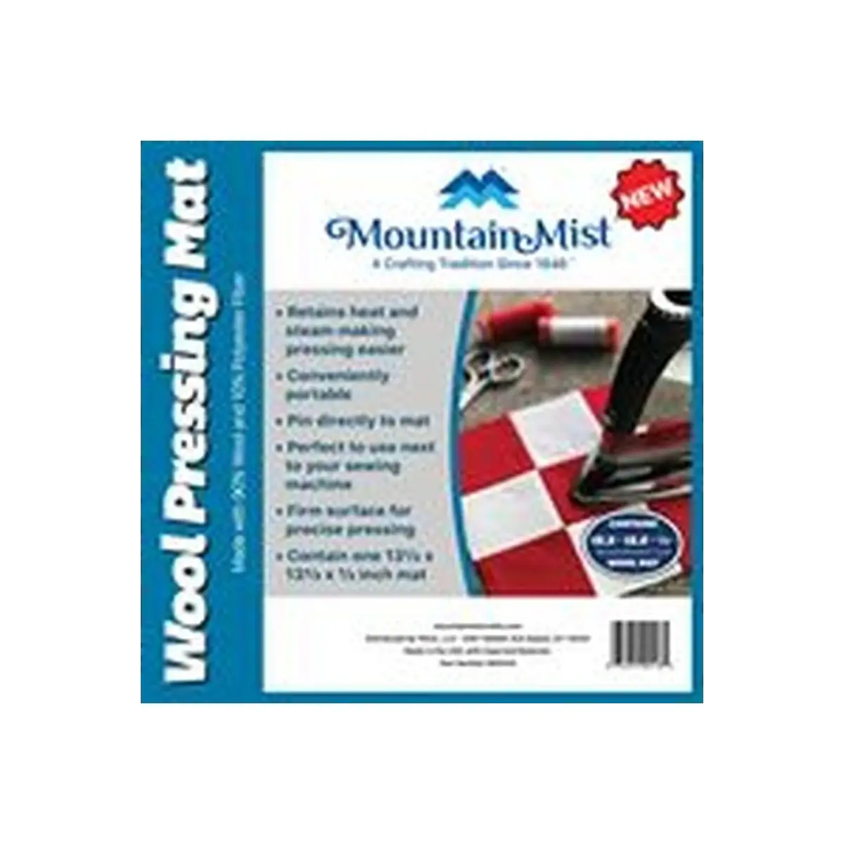 Mountain Mist Wool Pressing Mat 13 1/2 x 13 1/2 in