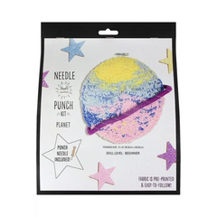NEEDLE LICIOUS Needle Punch Kit 20.3 x 20.3 cm 8" x 8" - Planet