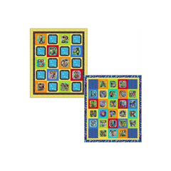 ABC 123 Menagerie Pattern