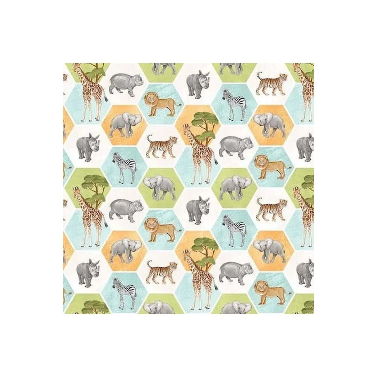 Baby Safari Big Hexie Animals - DP24673-10
