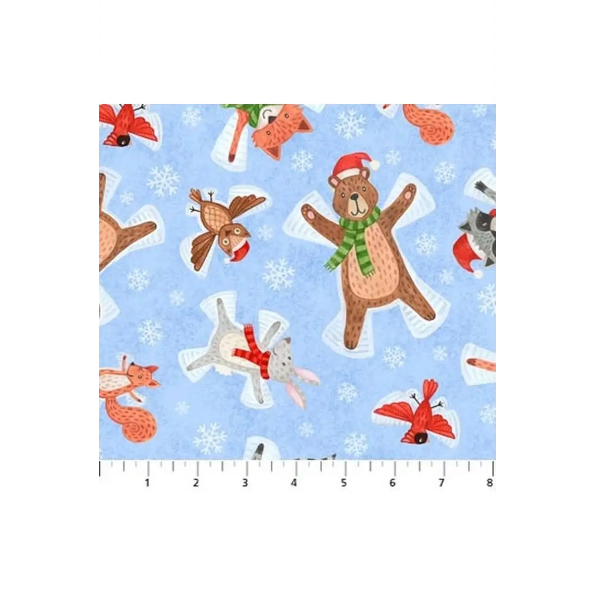 Bearly Christmas, Single Colorway - Snow Angels