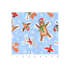 Bearly Christmas, Single Colorway - Snow Angels