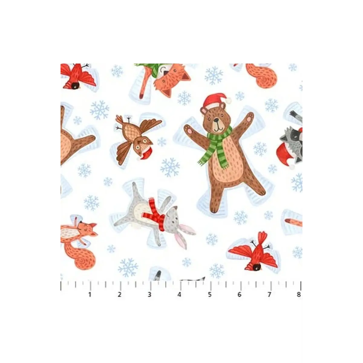 Bearly Christmas, Single Colorway - Snow Angels