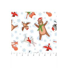 Bearly Christmas, Single Colorway - Snow Angels