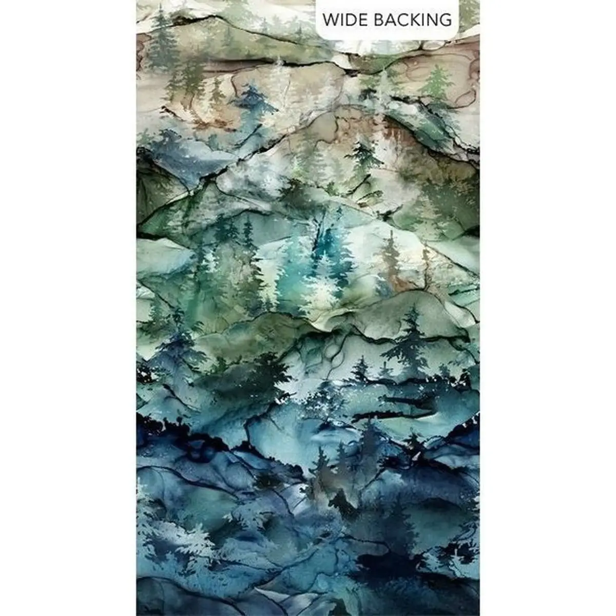 Nothern Peaks Forest Ombre Wide Back - B25166-46