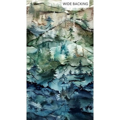 Nothern Peaks Forest Ombre Wide Back - B25166-46
