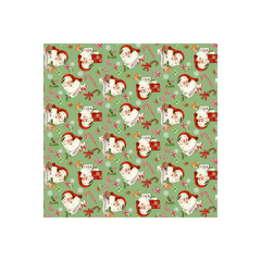 Fabric, Northcott, Peppermint Candy Santa Claus - DP24624